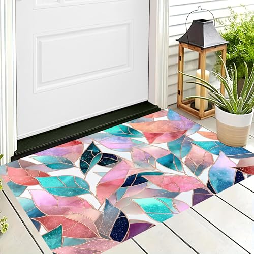ALTCIRNMD Badteppich rutschfeste,3D-Muster Fußmatte Rosa Grün Mosaik-Aquarell,Badezimmer Deko,Abstrakte Geometrie Badematte Rutschfester Badezimmerteppich Absorbierender Dekorative,60X90Cm ALTCIRNMD Badteppich rutschfeste,3D-Muster Fußmatte Rosa Grün Mosaik-Aquarell,Badezimmer Deko,Abstrakte Geometrie Badematte Rutschfester Badezimmerteppich Absorbierender Dekorative,60X90Cm von ALTCIRNMD