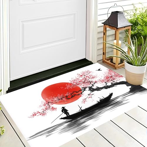 ALTCIRNMD Badteppich rutschfeste,3D-Muster Fußmatte Rosa Kirschblütentag,Badezimmer Deko,Tintenlandschaft Badematte Rutschfester Badezimmerteppich Absorbierender Dekorative,70X100Cm ALTCIRNMD Badteppich rutschfeste,3D-Muster Fußmatte Rosa Kirschblütentag,Badezimmer Deko,Tintenlandschaft Badematte Rutschfester Badezimmerteppich Absorbierender Dekorative,70X100Cm von ALTCIRNMD