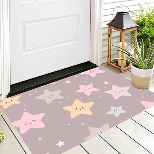 ALTCIRNMD Badteppich rutschfeste,3D-Muster Fußmatte Rosa Süße Sterne,Badezimmer Deko,Fantasy-Kunst Badematte Rutschfester Badezimmerteppich Absorbierender Dekorative,70X100Cm ALTCIRNMD Badteppich rutschfeste,3D-Muster Fußmatte Rosa Süße Sterne,Badezimmer Deko,Fantasy-Kunst Badematte Rutschfester Badezimmerteppich Absorbierender Dekorative,70X100Cm von ALTCIRNMD