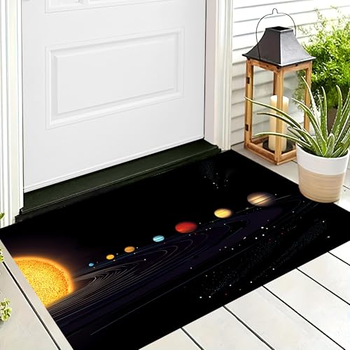 ALTCIRNMD Badteppich rutschfeste,3D-Muster Fußmatte Schwarz Stern-Sonnensystem,Badezimmer Deko,Cartoon-Universum Badematte Rutschfester Badezimmerteppich Absorbierender Dekorative,80X120Cm ALTCIRNMD Badteppich rutschfeste,3D-Muster Fußmatte Schwarz Stern-Sonnensystem,Badezimmer Deko,Cartoon-Universum Badematte Rutschfester Badezimmerteppich Absorbierender Dekorative,80X120Cm von ALTCIRNMD