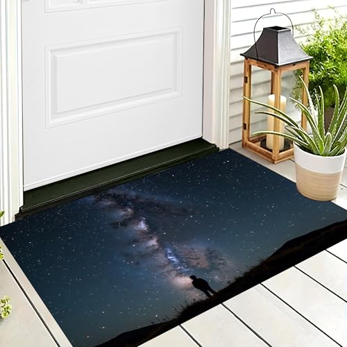 ALTCIRNMD Badteppich rutschfeste,3D-Muster Fußmatte Schwarz Sterne Am Nachthimmel,Badezimmer Deko,Milchstraßenlandschaft Badematte Rutschfester Badezimmerteppich Absorbierender Dekorative,70X100Cm ALTCIRNMD Badteppich rutschfeste,3D-Muster Fußmatte Schwarz Sterne Am Nachthimmel,Badezimmer Deko,Milchstraßenlandschaft Badematte Rutschfester Badezimmerteppich Absorbierender Dekorative,70X100Cm von ALTCIRNMD