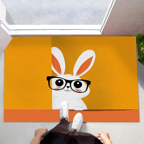 ALTCIRNMD Badteppich rutschfeste,3D-Muster Fußmatte Weiß Süßes Weißes Kaninchen,Badezimmer Deko,Cartoon-Tiere Badematte Rutschfester Badezimmerteppich Absorbierender Dekorative,40X60Cm ALTCIRNMD Badteppich rutschfeste,3D-Muster Fußmatte Weiß Süßes Weißes Kaninchen,Badezimmer Deko,Cartoon-Tiere Badematte Rutschfester Badezimmerteppich Absorbierender Dekorative,40X60Cm von ALTCIRNMD