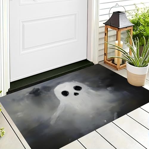 ALTCIRNMD Fußmatte Cremefarben Nebelgeist,50X80Cm Haustür,Partydeko & Willkommensmatte Ölgemäldekunst Für Veranda,Schlafzimmer,Wohnzimmer – Halloween-Festivaldekoration,Teppich ALTCIRNMD Fußmatte Cremefarben Nebelgeist,50X80Cm Haustür,Partydeko & Willkommensmatte Ölgemäldekunst Für Veranda,Schlafzimmer,Wohnzimmer – Halloween-Festivaldekoration,Teppich von ALTCIRNMD