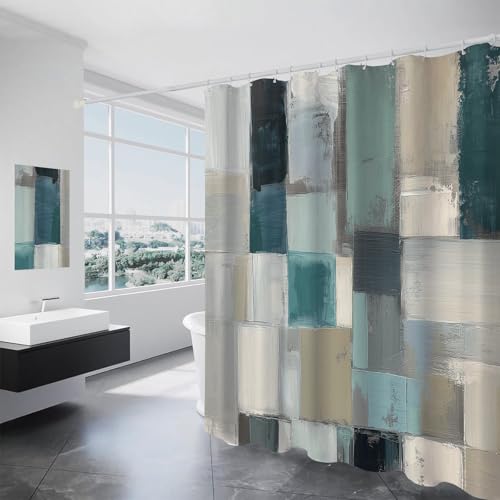 ALTCIRNMD Geometrisches Graffiti Duschvorhang 240X200Cm Abstraktes Ölgemälde Wasserdichter Breit Bad Vorhang Polyester Stoff Waschbar Blickdicht Bad Vorhang Mit Haken Für Badezimmer ALTCIRNMD Geometrisches Graffiti Duschvorhang 240X200Cm Abstraktes Ölgemälde Wasserdichter Breit Bad Vorhang Polyester Stoff Waschbar Blickdicht Bad Vorhang Mit Haken Für Badezimmer von ALTCIRNMD