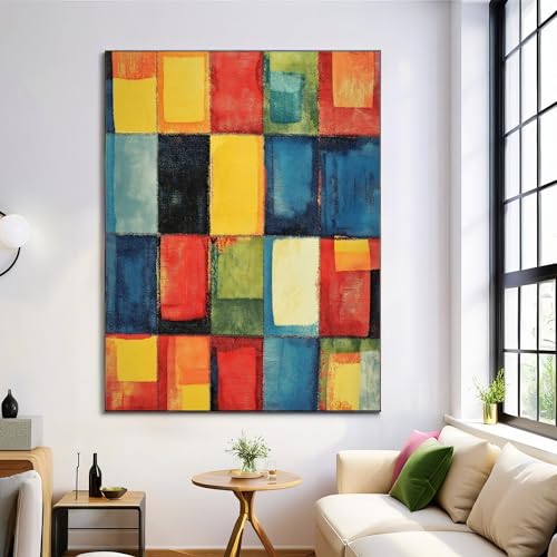 ALTCIRNMD Personalisierter Farbblock Gemälde 40X50Cm Leinwand Bild Format Moderne Abstraktion Wandbilder Wohnzimmer Bilder Wohnung Rahmenlos Dekoration Kunstdrucke Rot Und Blau ALTCIRNMD Personalisierter Farbblock Gemälde 40X50Cm Leinwand Bild Format Moderne Abstraktion Wandbilder Wohnzimmer Bilder Wohnung Rahmenlos Dekoration Kunstdrucke Rot Und Blau von ALTCIRNMD