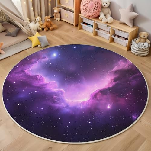 ALTCIRNMD Teppich Weltraumplaneten Für Teenager 3D Verträumte Landschaft Teppich Schlafzimmer Wohnzimmer Dekoration Innenmatte Waschbar Lila rutschfeste Matte,200Cm ALTCIRNMD Teppich Weltraumplaneten Für Teenager 3D Verträumte Landschaft Teppich Schlafzimmer Wohnzimmer Dekoration Innenmatte Waschbar Lila rutschfeste Matte,200Cm von ALTCIRNMD