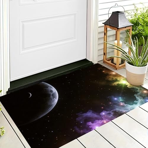 ALTCIRNMD Waschbare Teppiche,Klein rutschfest,Lila Planetarisches Universum Verträumte Landschaft Teppich,Fußmatte Den Innenbereich Terrasse Weicher Teppich Für Eingangsbereich Flur,40X60Cm ALTCIRNMD Waschbare Teppiche,Klein rutschfest,Lila Planetarisches Universum Verträumte Landschaft Teppich,Fußmatte Den Innenbereich Terrasse Weicher Teppich Für Eingangsbereich Flur,40X60Cm von ALTCIRNMD