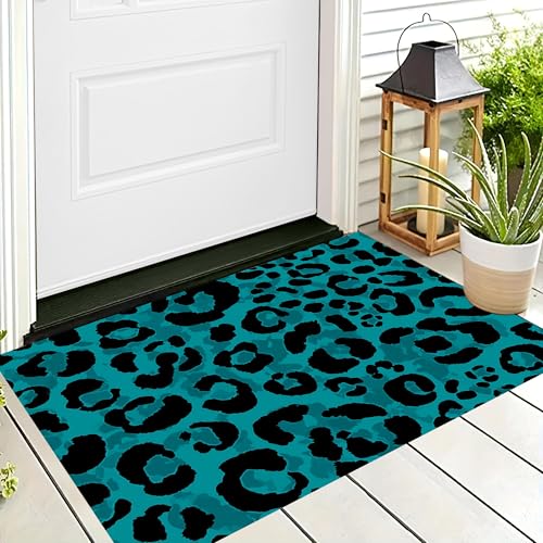 Badteppich Rutschfeste,3D-Muster Fußmatte Schwarz Grün Einfacher Leopardendruck,Badezimmer Deko,Persönlichkeitskunst Badematte Rutschfester Badezimmerteppich Absorbierender Dekorative,80X120Cm Badteppich Rutschfeste,3D-Muster Fußmatte Schwarz Grün Einfacher Leopardendruck,Badezimmer Deko,Persönlichkeitskunst Badematte Rutschfester Badezimmerteppich Absorbierender Dekorative,80X120Cm von ALTCIRNMD