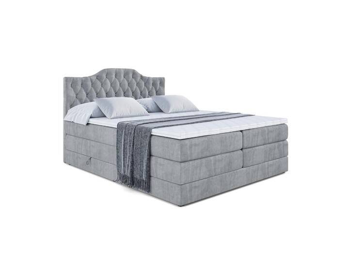 ALTDECOR BOXSPRINGBETT, Grau, Höhe ca. 20 cm, 120x200 cm, Schlafzimmer, Betten, Boxspringbetten von ALTDECOR