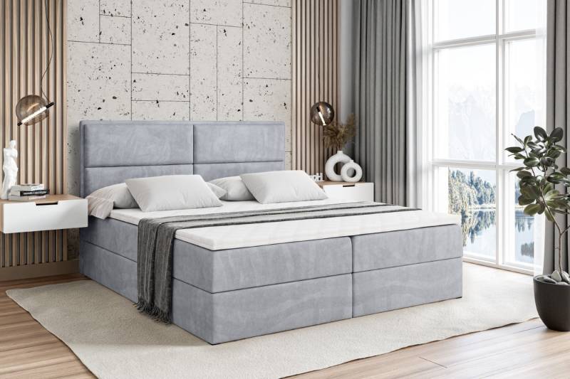 ALTDECOR Boxbett AURA (Multipocket-Matratze H4, H3 Matratze Bonellfederung, Topper, Kopfteil) von ALTDECOR
