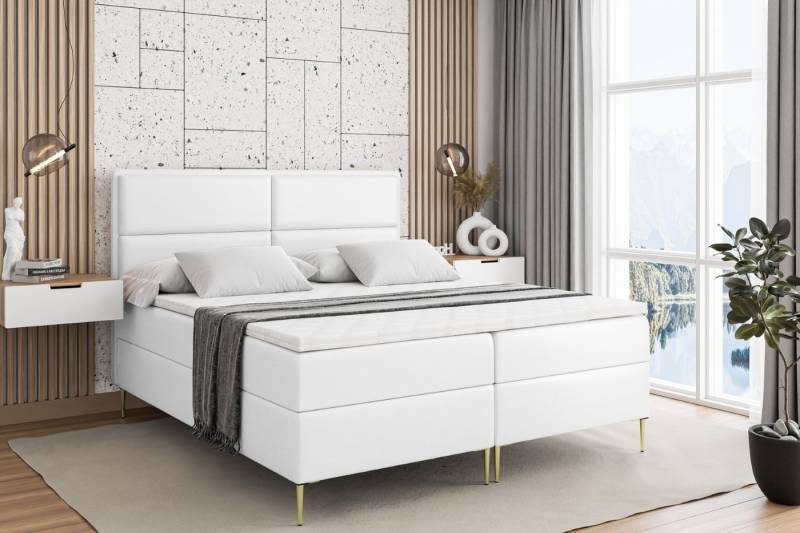 ALTDECOR Boxbett AURA-F (Multipocket-Matratze H4, H3 Matratze Bonellfederung, Topper, Kopfteil) von ALTDECOR
