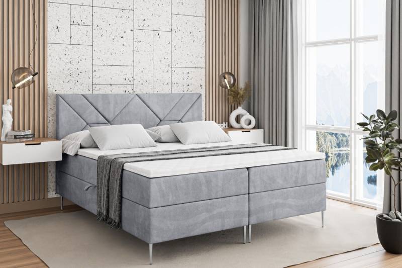 ALTDECOR Boxbett BARWA-F (Multipocket-Matratze H4, H3 Matratze Bonellfederung, Topper, Kopfteil) von ALTDECOR