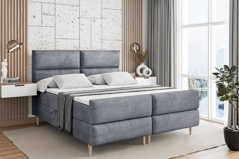 ALTDECOR Boxbett BOXI3-F-Z (Multipocket-Matratze H4, H3 Matratze Bonellfederung, Topper, Kopfteil) von ALTDECOR