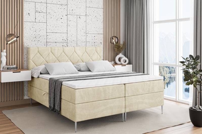 ALTDECOR Boxbett CATOR-F (Multipocket-Matratze H4, H3 Matratze Bonellfederung, Topper, Kopfteil) von ALTDECOR