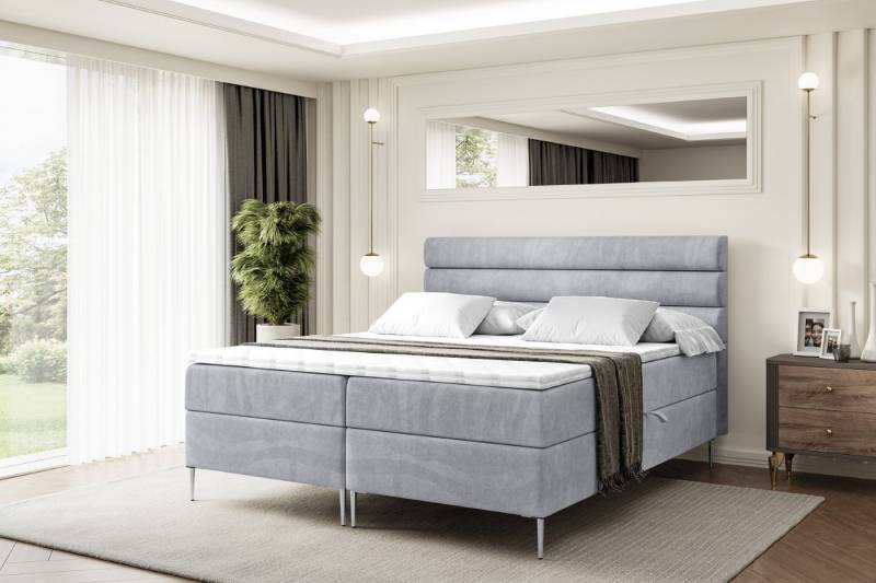 ALTDECOR Boxbett CELESTIA-F (Multipocket-Matratze H4, H3 Matratze Bonellfederung, Topper, Kopfteil) von ALTDECOR