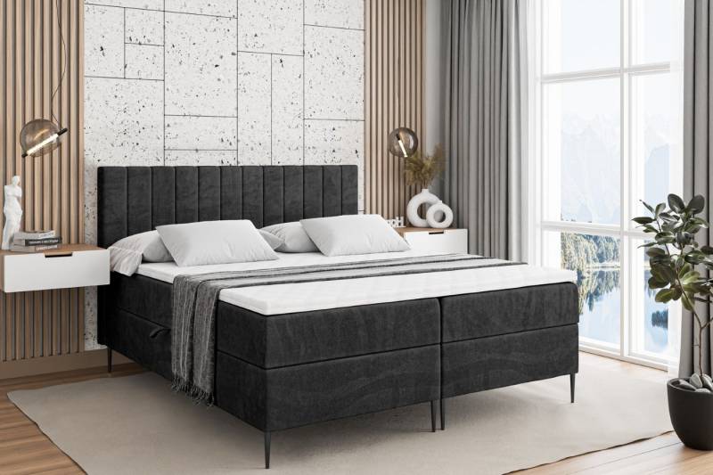ALTDECOR Boxbett EDITA-F (Multipocket-Matratze H4, H3 Matratze Bonellfederung, Topper, Kopfteil) von ALTDECOR