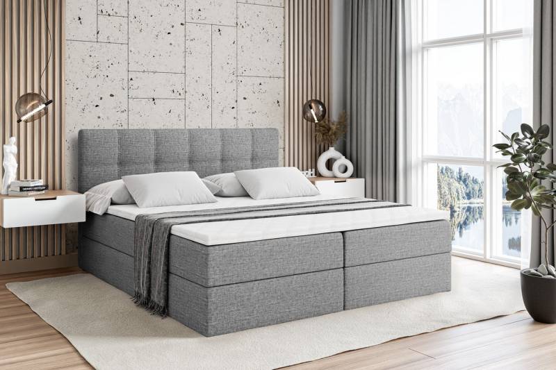 ALTDECOR Boxbett MARCE (Multipocket-Matratze H4, H3 Matratze Bonellfederung, Topper, Kopfteil) von ALTDECOR