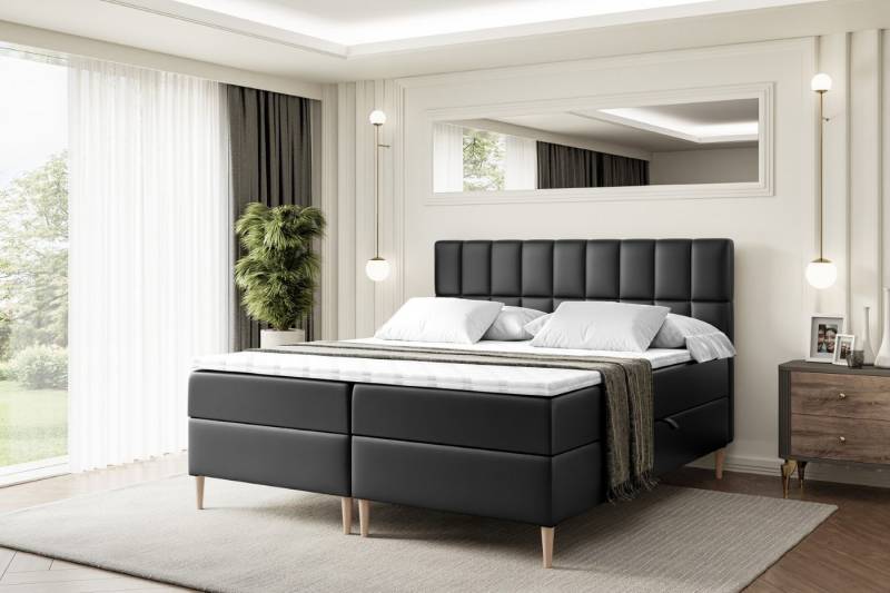 ALTDECOR Boxbett MIAMI-F (Multipocket-Matratze H4, H3 Matratze Bonellfederung, Topper, Kopfteil) von ALTDECOR