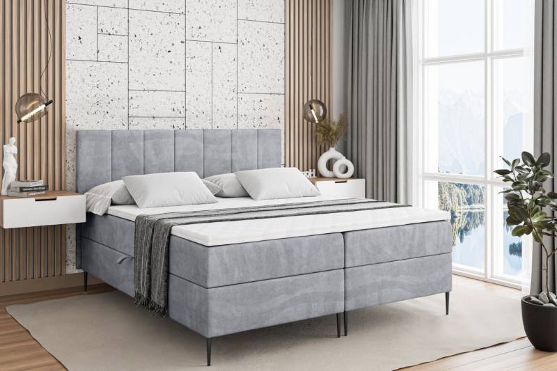 ALTDECOR Boxbett MOETI-F (Multipocket-Matratze H4, H3 Matratze Bonellfederung, Topper, Kopfteil) von ALTDECOR