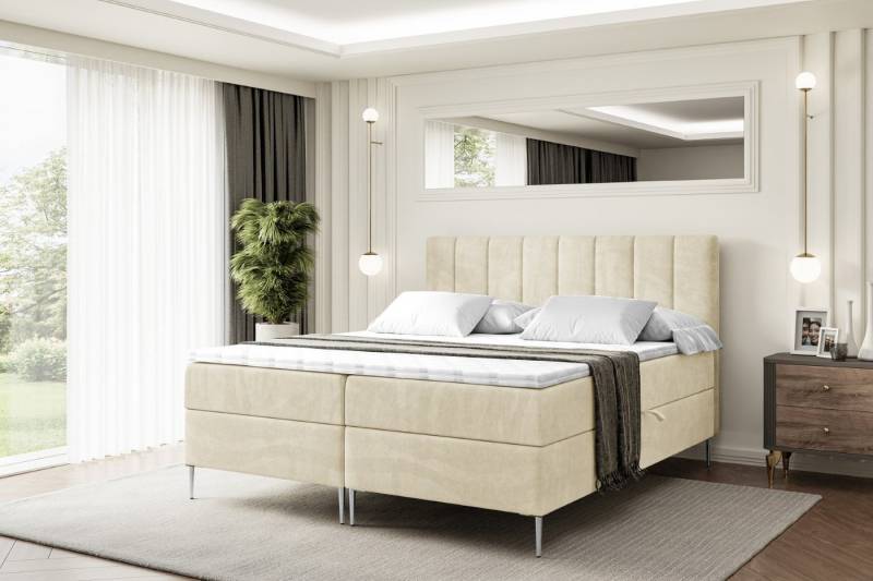 ALTDECOR Boxbett OTTA-F (Multipocket-Matratze H4, H3 Matratze Bonellfederung, Topper, Kopfteil) von ALTDECOR