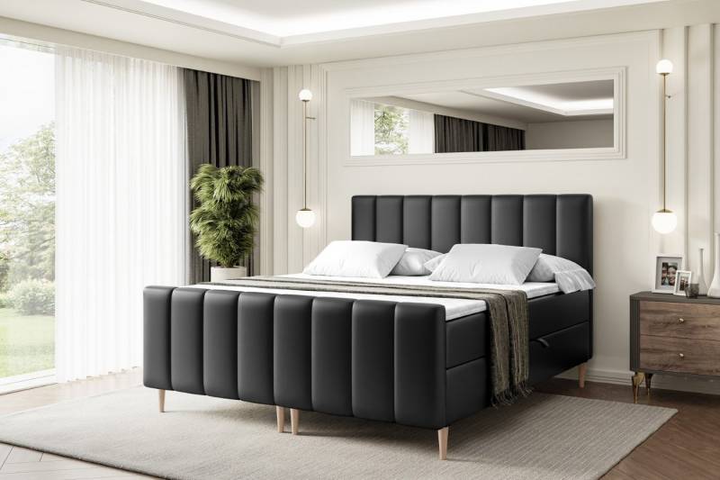 ALTDECOR Boxbett OTTA-F-Z (Multipocket-Matratze H4, H3 Matratze Bonellfederung, Topper, Kopfteil) von ALTDECOR