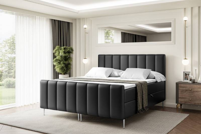 ALTDECOR Boxbett OTTA-F-Z (Multipocket-Matratze H4, H3 Matratze Bonellfederung, Topper, Kopfteil) von ALTDECOR