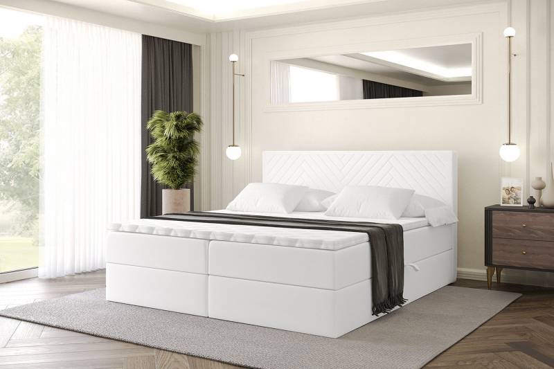 ALTDECOR Boxbett VEXA (Multipocket-Matratze H4, H3 Matratze Bonellfederung, Topper, Kopfteil) von ALTDECOR