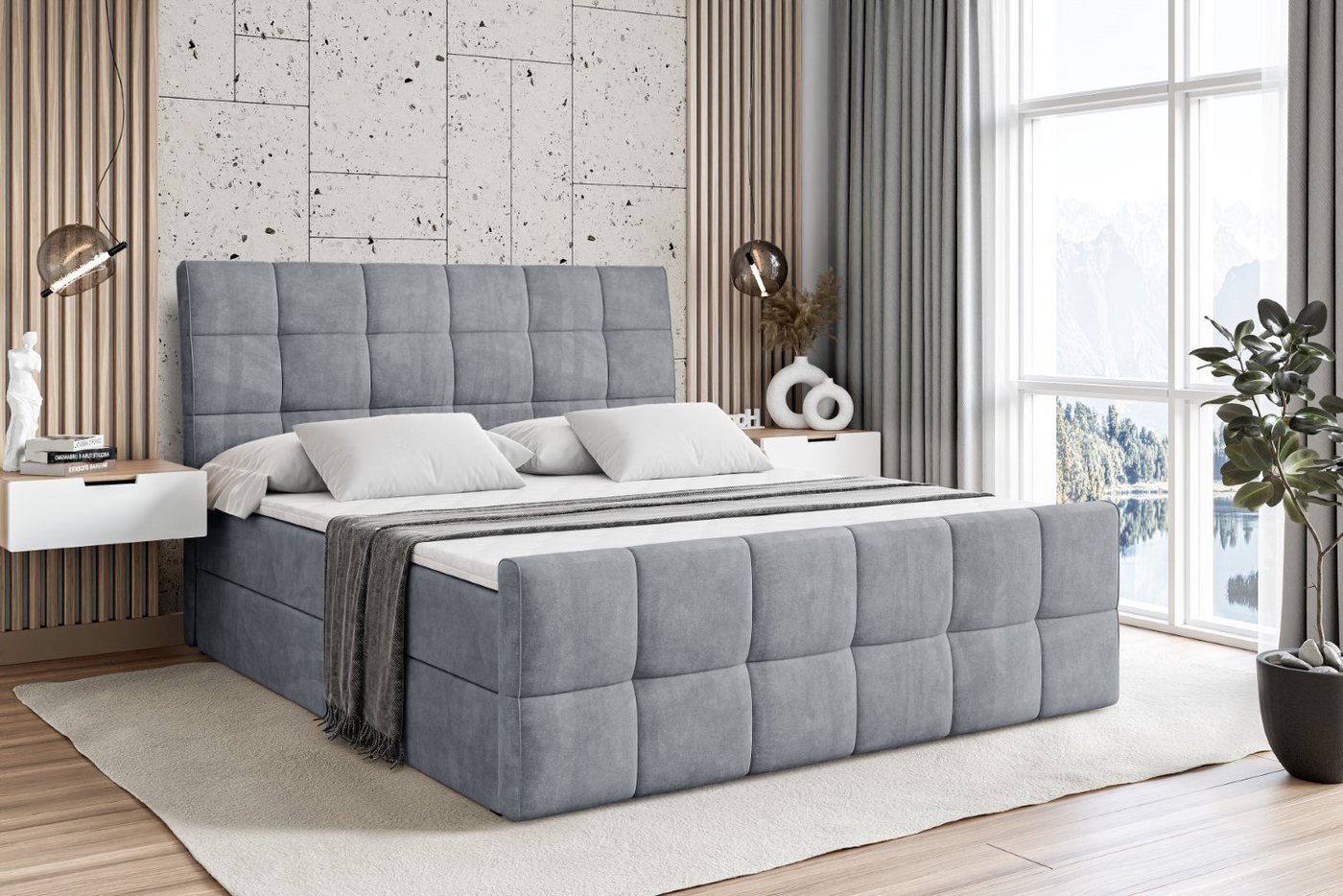 ALTDECOR Boxbett APO-Z (Multipocket-Matratze H4. H3 Matratze Bonellfederung. Topper. Kopfteil) von ALTDECOR