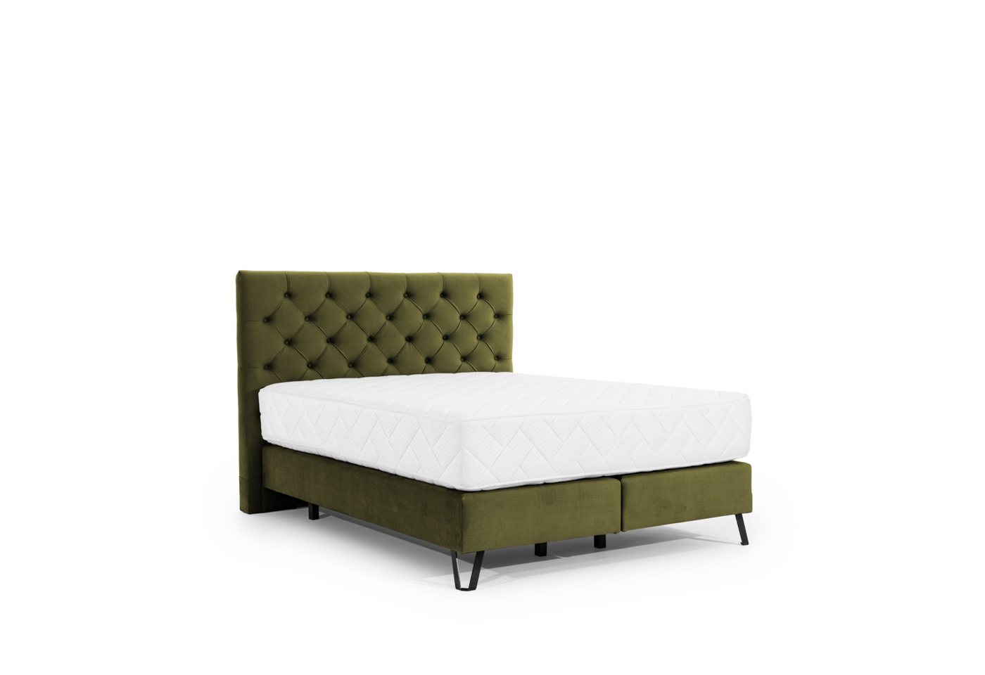 ALTDECOR Boxspringbett BALIAN (H3 Matratze Bonellfederung, Kopfteil) von ALTDECOR