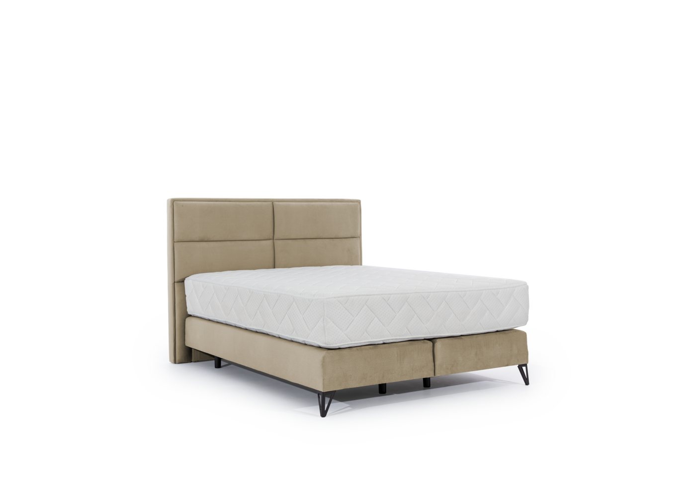 ALTDECOR Boxspringbett CANDORIS (H3 Matratze Bonellfederung, Kopfteil) von ALTDECOR