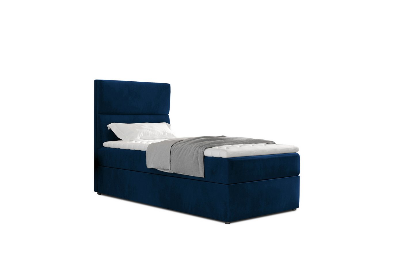 ALTDECOR Boxspringbett CORA (Bettkasten, H3 Matratze Bonellfederung, Topper, Kopfteil) von ALTDECOR