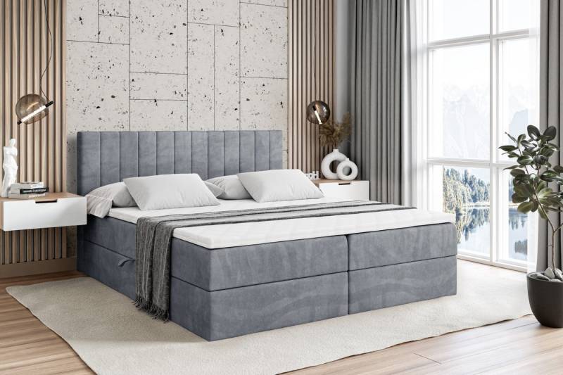 ALTDECOR Boxbett EDITA (Multipocket-Matratze H4, H3 Matratze Bonellfederung, Topper, Kopfteil) von ALTDECOR
