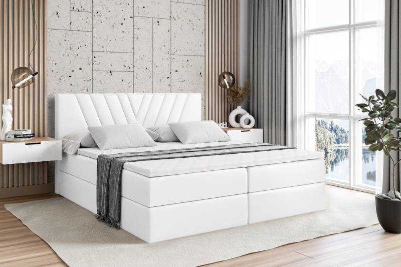ALTDECOR Boxbett ERNINA (Multipocket-Matratze H4, H3 Matratze Bonellfederung, Topper, Kopfteil) von ALTDECOR