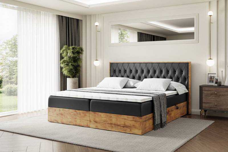 ALTDECOR Boxbett LOLLI5 (Multipocket-Matratze H4, H3 Matratze Bonellfederung, Topper, Kopfteil) von ALTDECOR