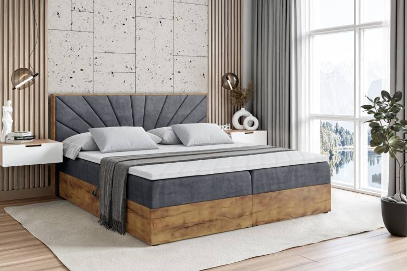 ALTDECOR Boxbett LOLLI6 (Multipocket-Matratze H4. H3 Matratze Bonellfederung. Topper. Kopfteil) von ALTDECOR