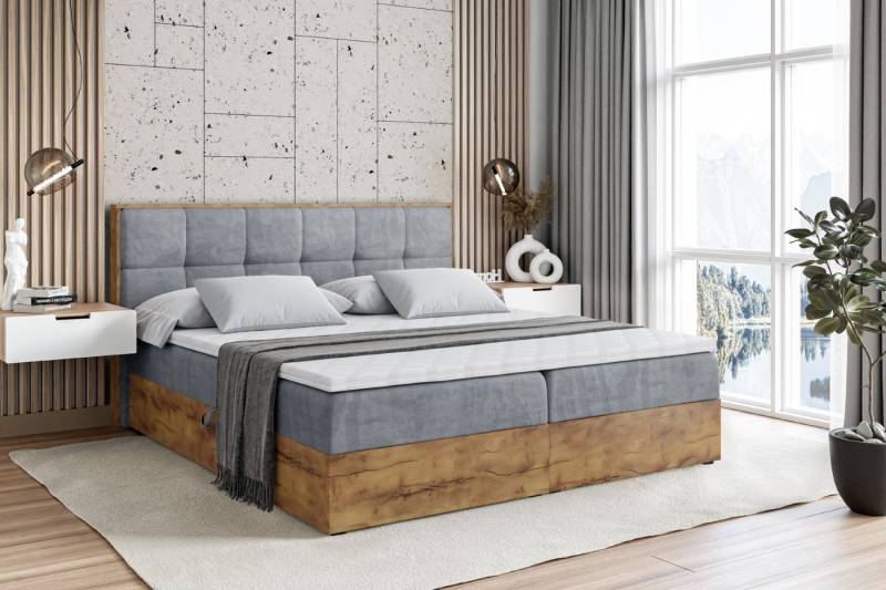 ALTDECOR Boxbett LOLLI7 (Multipocket-Matratze H4. H3 Matratze Bonellfederung. Topper. Kopfteil) von ALTDECOR