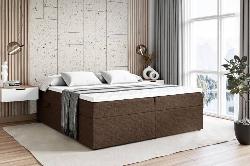 ALTDECOR Boxbett MARCE-BW (Multipocket-Matratze H4. H3 Matratze Bonellfederung. Topper) von ALTDECOR