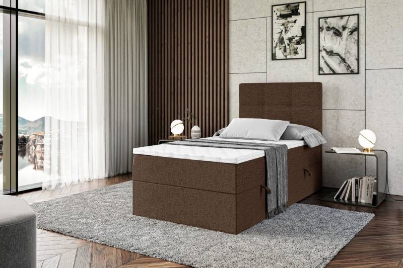 ALTDECOR Boxspringbett Marce (Multipocket-Matratze H4. H3 Matratze Bonellfederung. Topper. Kopfteil) von ALTDECOR