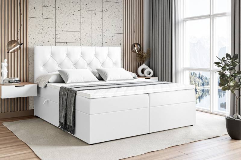 ALTDECOR Boxbett MIRAGE (Multipocket-Matratze H4, H3 Matratze Bonellfederung, Topper, Kopfteil) von ALTDECOR