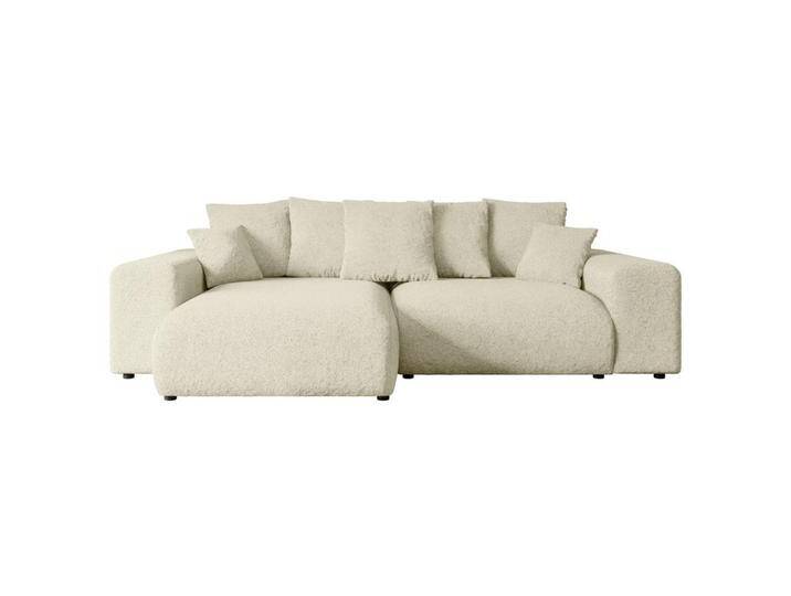 ALTDECOR ECKSOFA, Beige, 4-Sitzer, L-Form, Ottomane links, 256x165 cm, Wohnzimmer, Sofas & Couches, Wohnlandschaften, Ecksofas von ALTDECOR