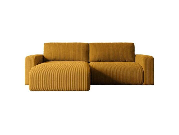 ALTDECOR ECKSOFA, Gelb, 4-Sitzer, L-Form, 247x143 cm, Wohnzimmer, Sofas & Couches, Wohnlandschaften, Ecksofas von ALTDECOR
