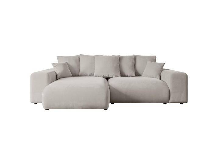 ALTDECOR ECKSOFA, Hellbraun, 4-Sitzer, L-Form, Ottomane links, 256x165 cm, Wohnzimmer, Sofas & Couches, Wohnlandschaften, Ecksofas von ALTDECOR