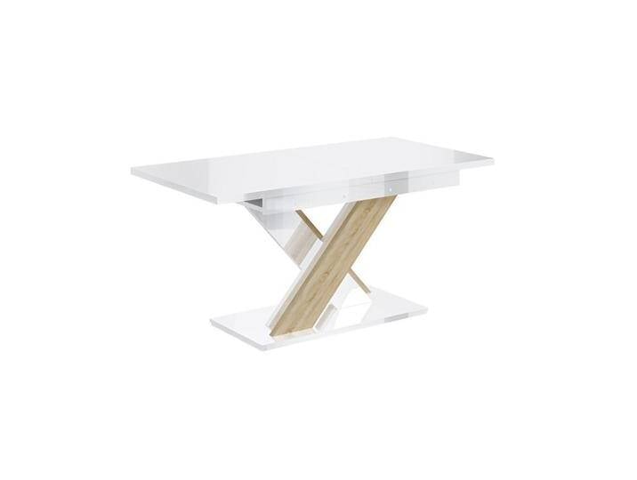 ALTDECOR ESSTISCH, Sonoma Eiche, Rechteckig,Rechteckig, X-Form, 80x75x140 cm, Esszimmer, Tische, Esstische ALTDECOR ESSTISCH, Sonoma Eiche, Rechteckig,Rechteckig, X-Form, 80x75x140 cm, Esszimmer, Tische, Esstische von ALTDECOR