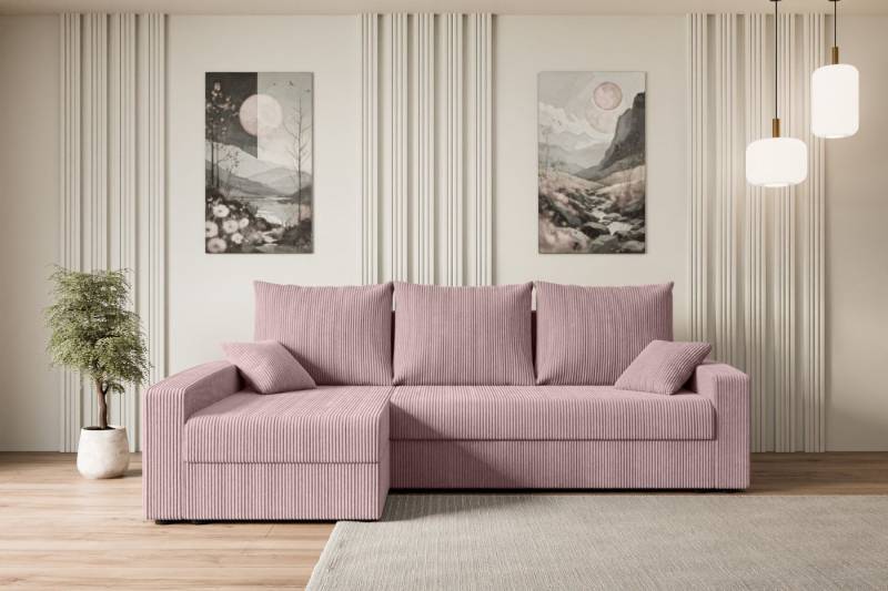 ALTDECOR Ecksofa ALESIA-L, Couch mit Schlaffunktion, Wohnzimmer - Wohnlandschaft, Corner Sofa Bett Eckcouch Couch L-Form Schlafcouch Ausziehbar ALTDECOR Ecksofa ALESIA-L, Couch mit Schlaffunktion, Wohnzimmer - Wohnlandschaft, Corner Sofa Bett Eckcouch Couch L-Form Schlafcouch Ausziehbar von ALTDECOR