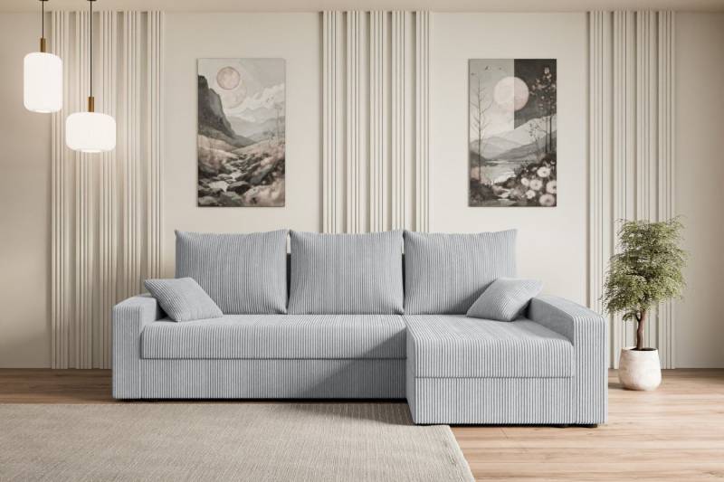 ALTDECOR Ecksofa ALESIA-L, Couch mit Schlaffunktion, Wohnzimmer - Wohnlandschaft, Corner Sofa Bett Eckcouch Couch L-Form Schlafcouch Ausziehbar ALTDECOR Ecksofa ALESIA-L, Couch mit Schlaffunktion, Wohnzimmer - Wohnlandschaft, Corner Sofa Bett Eckcouch Couch L-Form Schlafcouch Ausziehbar von ALTDECOR