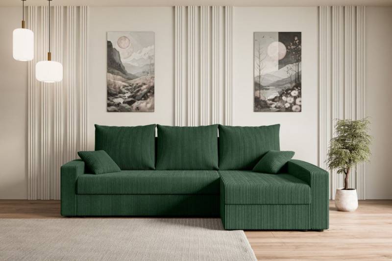ALTDECOR Ecksofa ALESIA-L, Couch mit Schlaffunktion, Wohnzimmer - Wohnlandschaft, Corner Sofa Bett Eckcouch Couch L-Form Schlafcouch Ausziehbar ALTDECOR Ecksofa ALESIA-L, Couch mit Schlaffunktion, Wohnzimmer - Wohnlandschaft, Corner Sofa Bett Eckcouch Couch L-Form Schlafcouch Ausziehbar von ALTDECOR