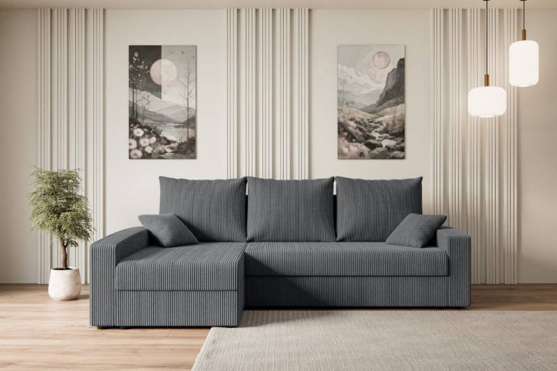 ALTDECOR Ecksofa ALESIA-L, Couch mit Schlaffunktion, Wohnzimmer - Wohnlandschaft, Corner Sofa Bett Eckcouch Couch L-Form Schlafcouch Ausziehbar ALTDECOR Ecksofa ALESIA-L, Couch mit Schlaffunktion, Wohnzimmer - Wohnlandschaft, Corner Sofa Bett Eckcouch Couch L-Form Schlafcouch Ausziehbar von ALTDECOR
