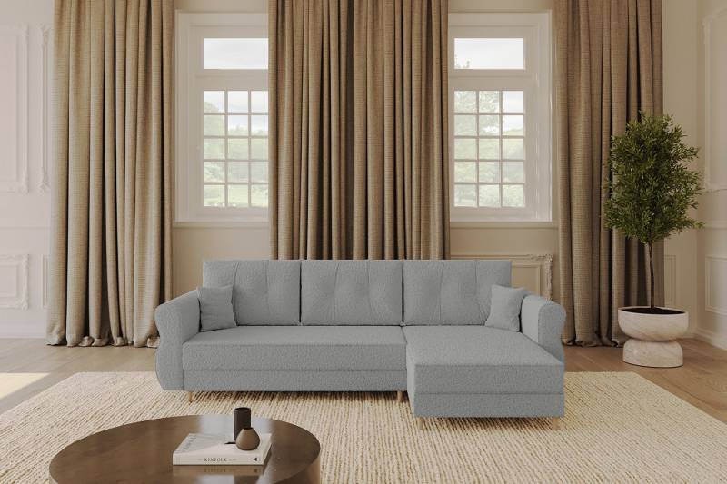 ALTDECOR Ecksofa APOL-L, Couch mit Schlaffunktion, Stauraum Wohnlandschaft Funktionsecke, Corner Sofa Bett Eckcouch Couch L-Form Schlafcouch Ausziehbar von ALTDECOR