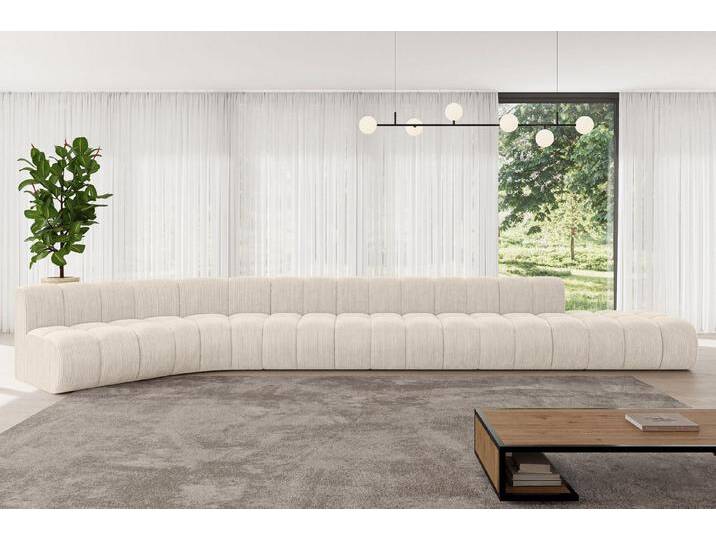 ALTDECOR Ecksofa Brilo-L3, Corner Sofa U-Form Vielseitige Sofa Wohnlandschaft Wohnzimmer, FORWARDER_CURBSIDE, beige braun, Beige - Poso 105 von ALTDECOR