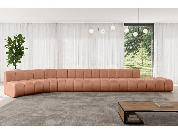 ALTDECOR Ecksofa Brilo-L3, FORWARDER_CURBSIDE, Apricot - Monolith 61 von ALTDECOR
